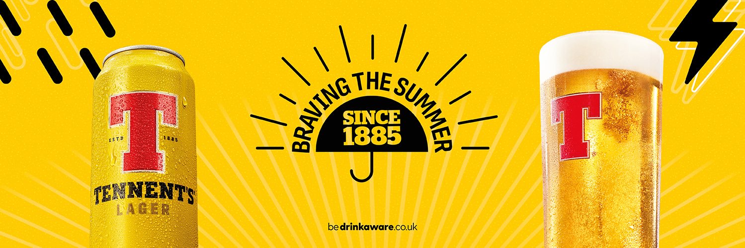Tennent's Lager's banner