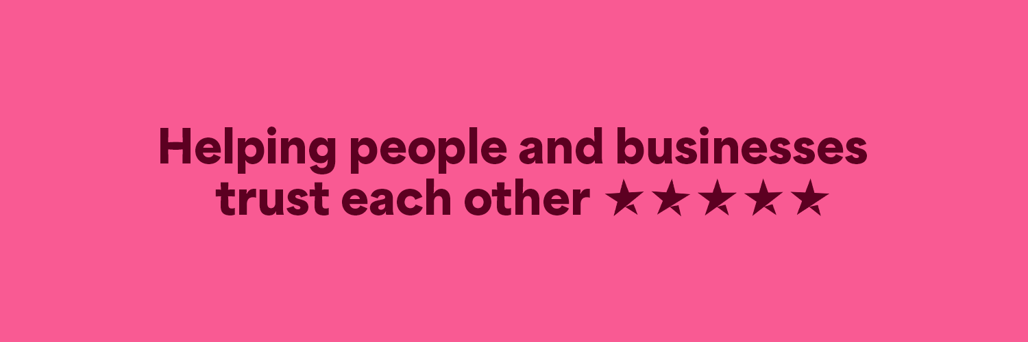 Trustpilot's banner