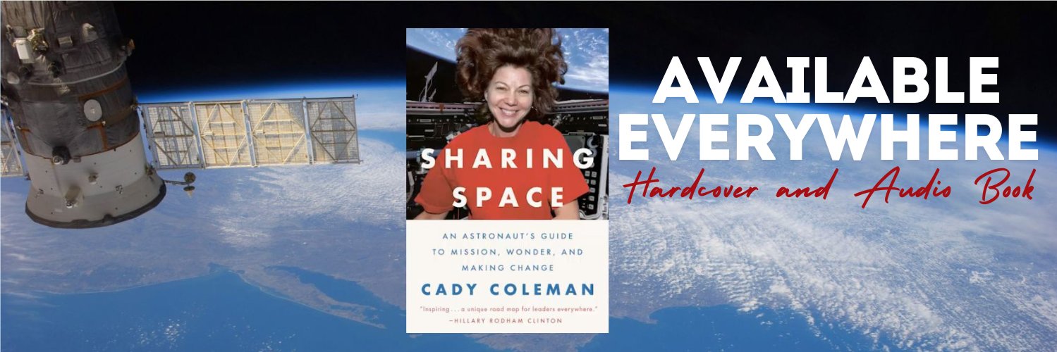 Cady Coleman's banner