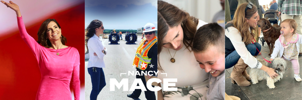 Nancy Mace's banner