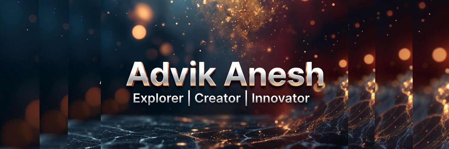 Advik Anesh's banner