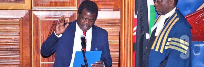 Okiya Omtatah Okoiti's banner