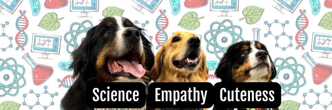 Bunsen, Beaker, Bernoulli & Brix's banner