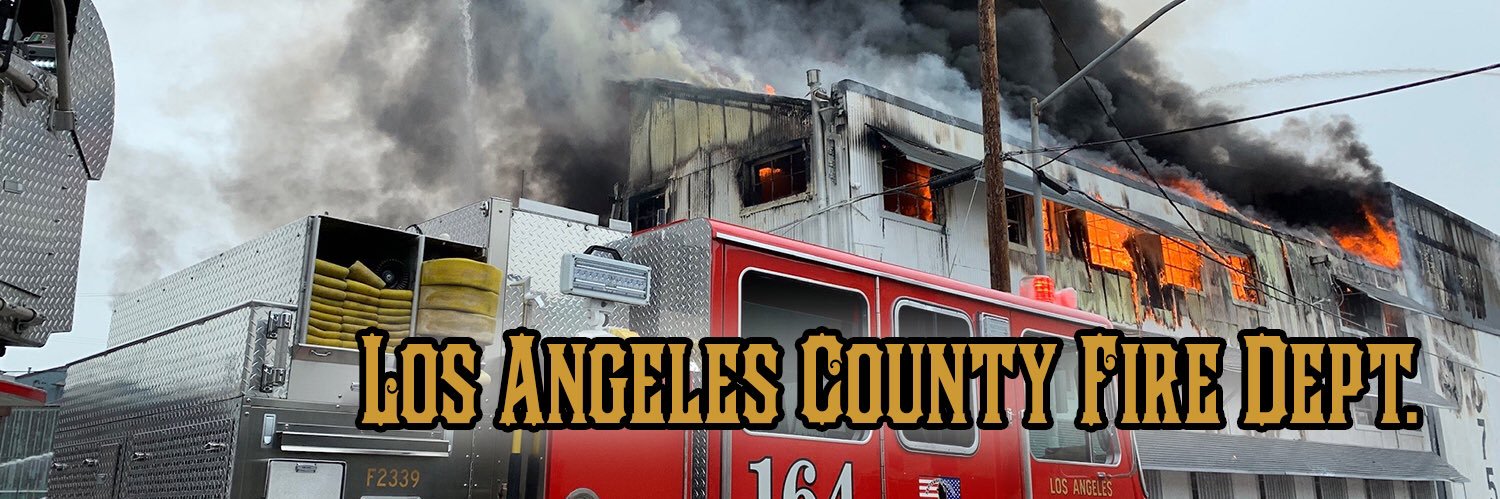 L.A. County Fire Department's banner