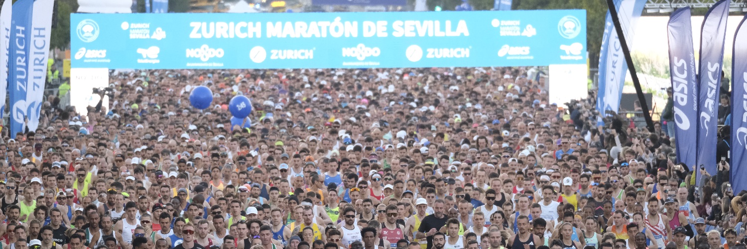 Zurich Maratón de Sevilla's banner