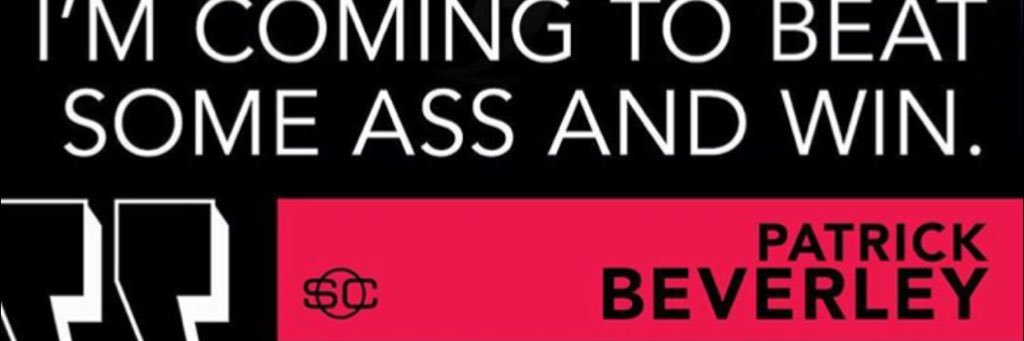 Patrick Beverley's banner