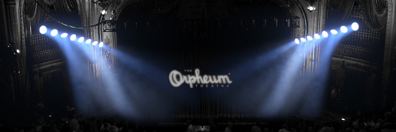 The Orpheum Theatre's banner