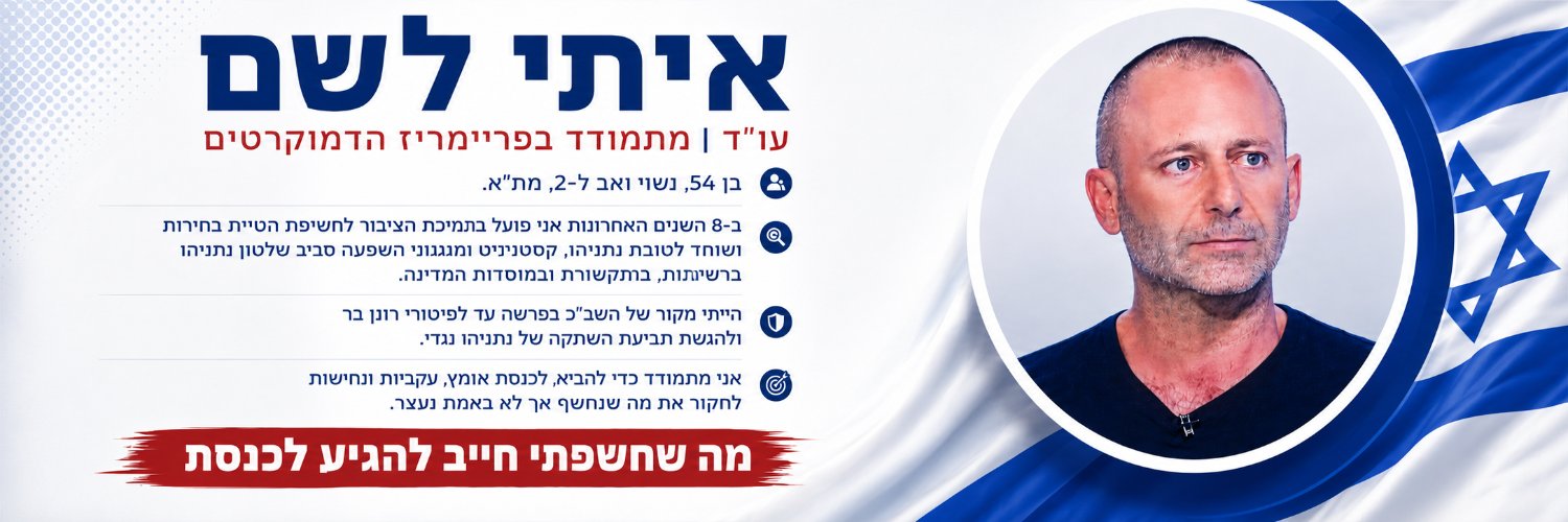 Itai Leshem's banner