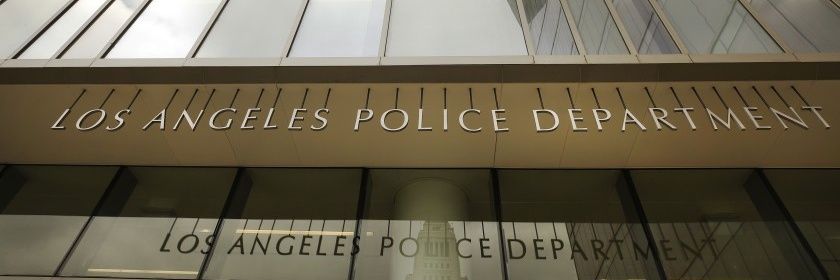 LAPD CMDR E. MORALES's banner