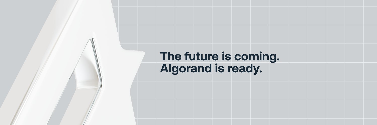 Algorand's banner