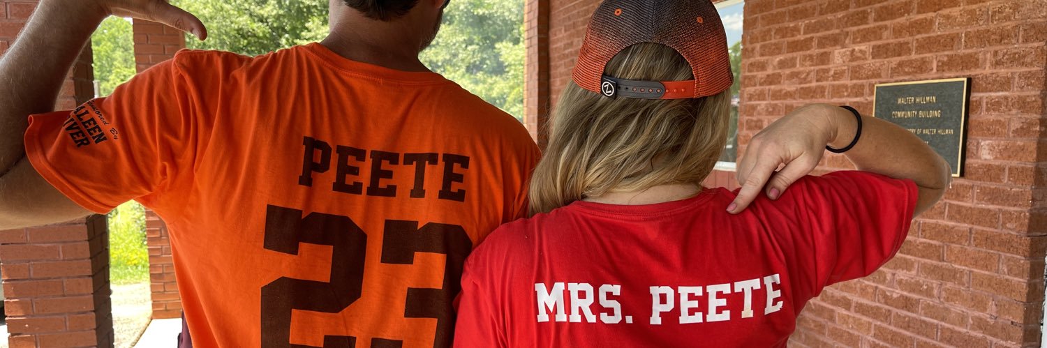 Pigskin Peete's banner