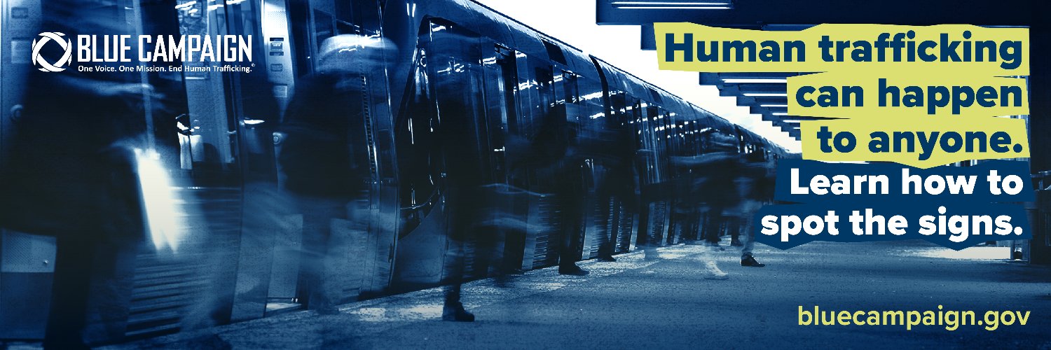 DHS Blue Campaign's banner
