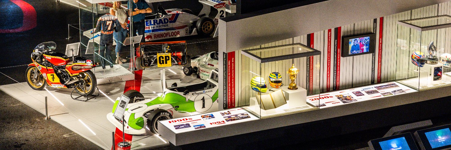 Silverstone Museum's banner