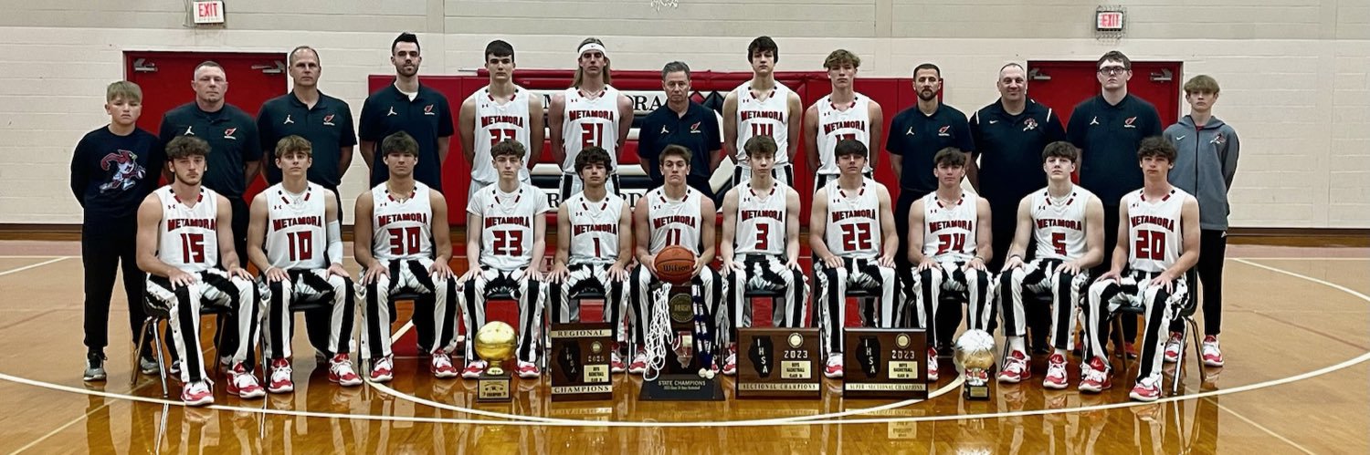 Metamora Boys Basketball's banner