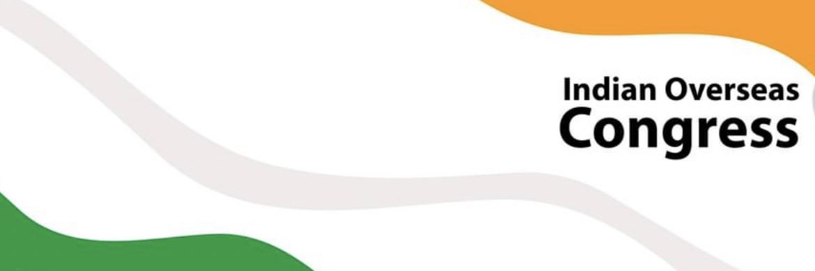 Indian Overseas Congress's banner