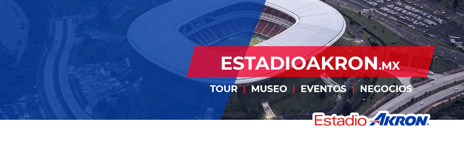 Estadio AKRON's banner