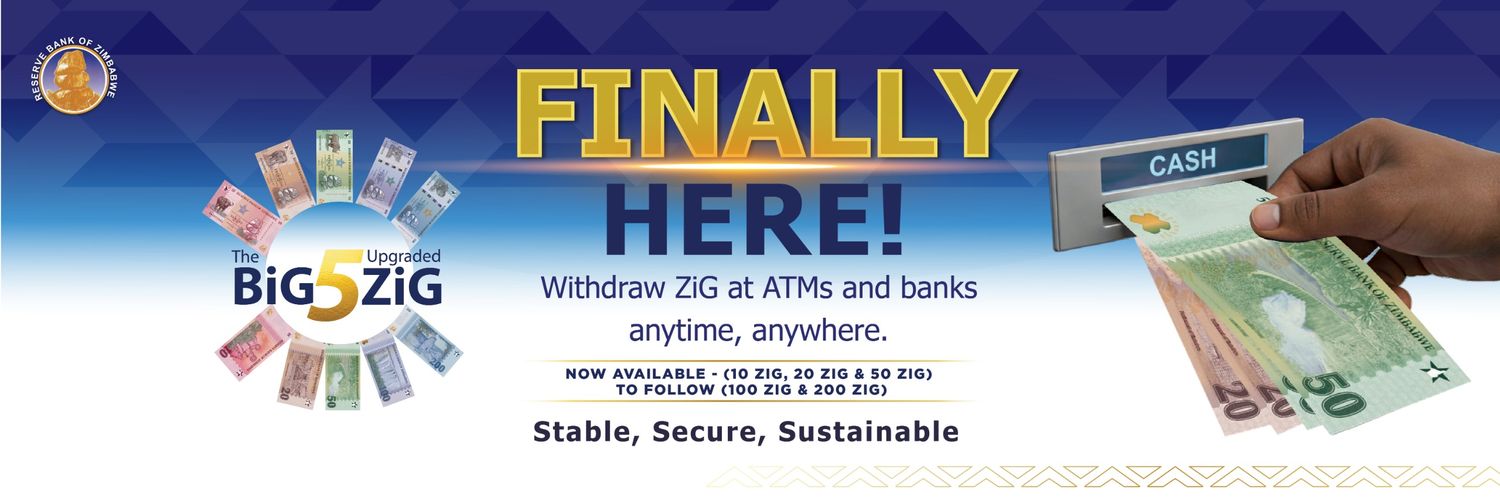 Reserve Bank of Zimbabwe's banner