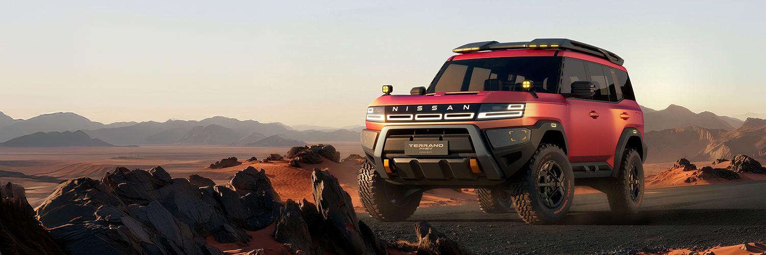 Nissan Motor's banner
