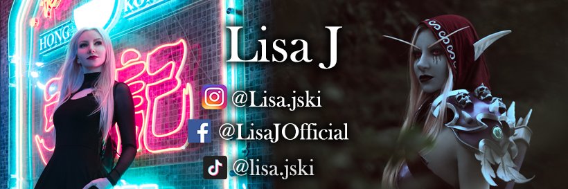 Lisa J | Cosplayer, musician's banner