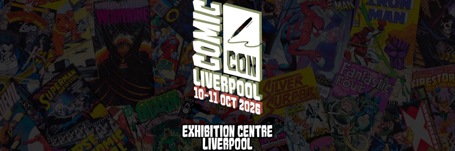 Comic Con Liverpool's banner