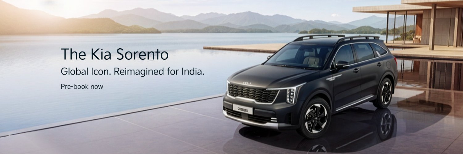 Kia India's banner