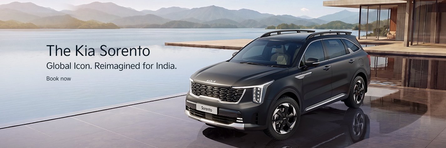 Kia India's banner