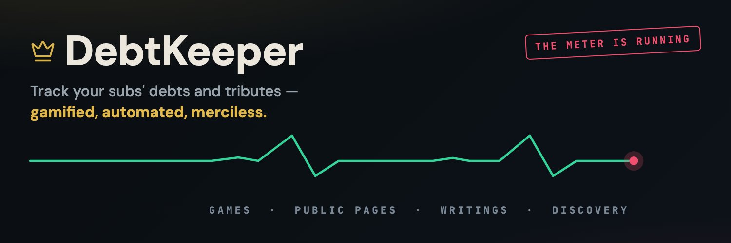 DebtKeeper's banner
