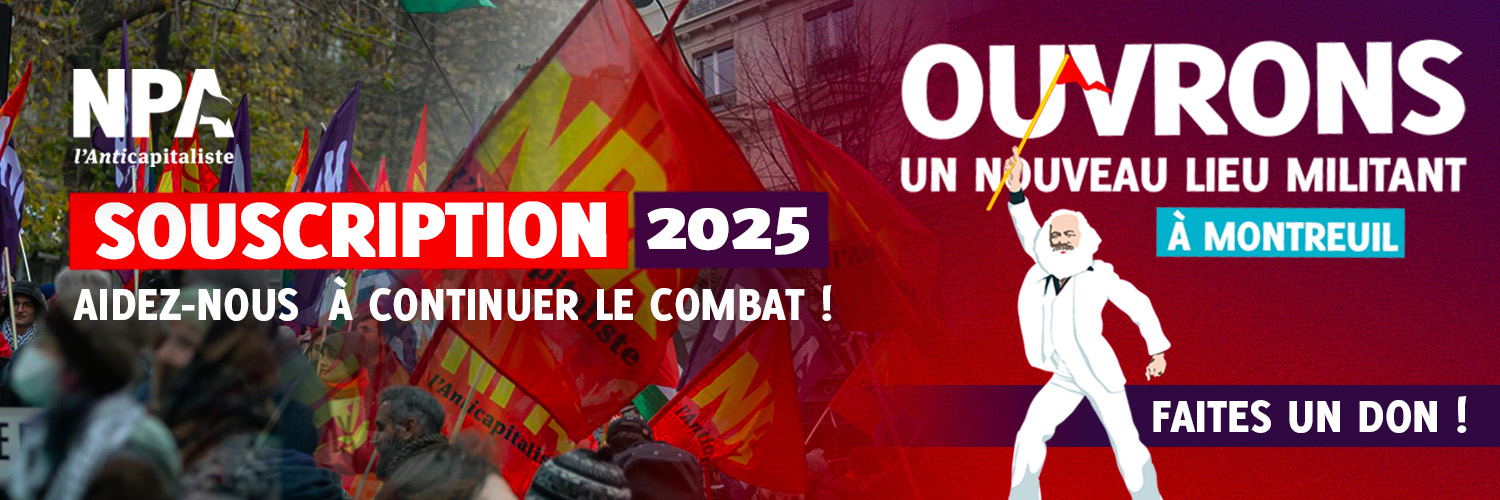 Olivier Besancenot's banner