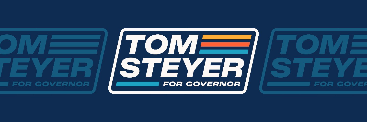 Tom Steyer's banner