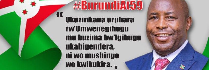 Intumwa Burundi's banner