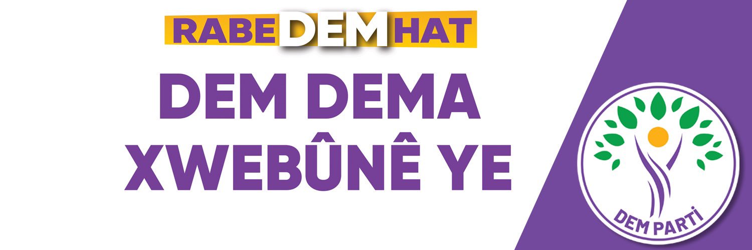 DEM Parti Hakkari İl Örgütü's banner