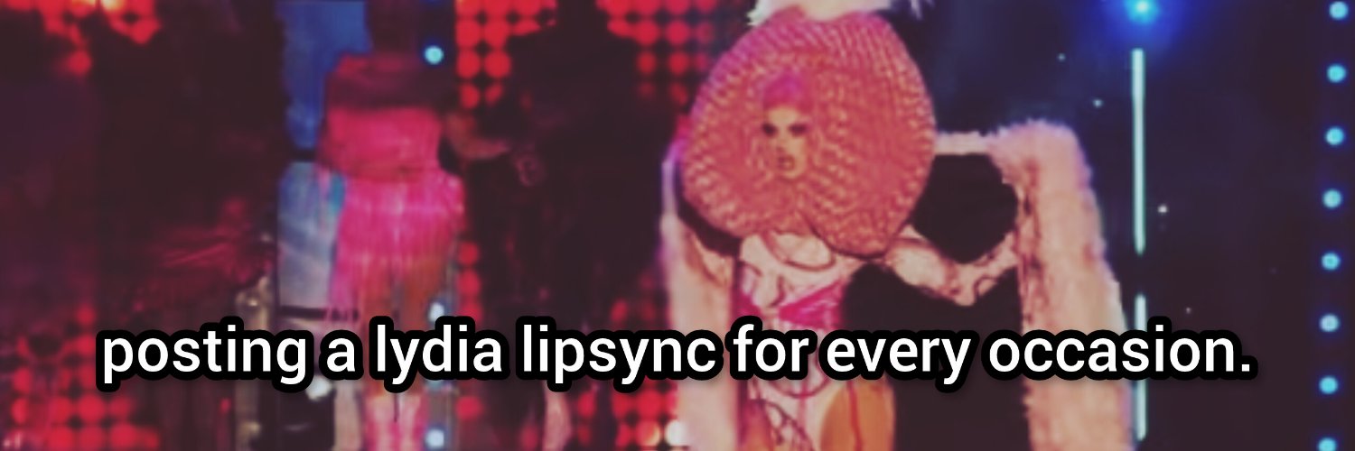 🦩#teamlydia 🇵🇸's banner