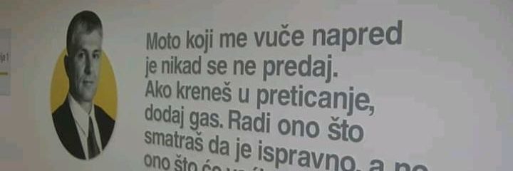 Aleksandar Kostic's banner