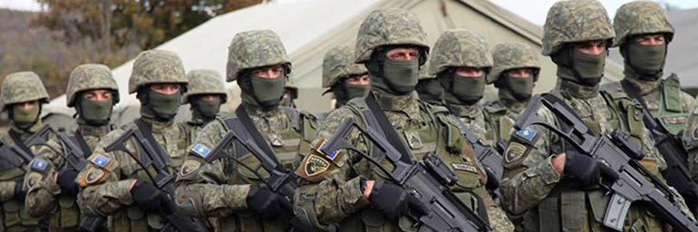 Kosovo Security Force's banner
