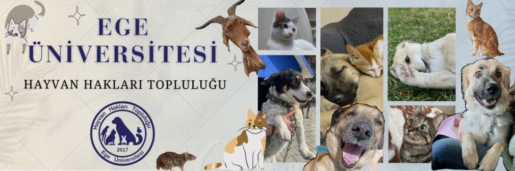 Ege Üniversitesi Hayvan Hakları Topluluğu's banner