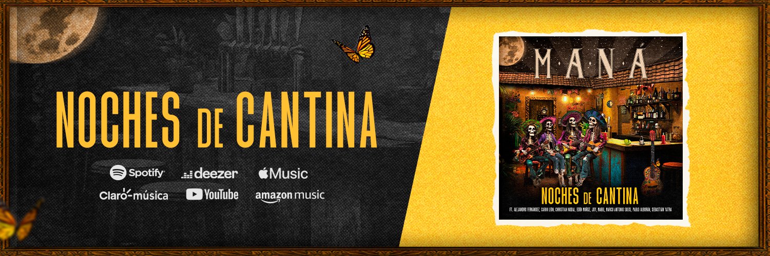 Maná's banner