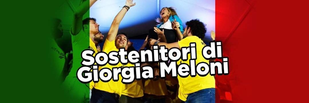 Sostenitori Governo Meloni's banner