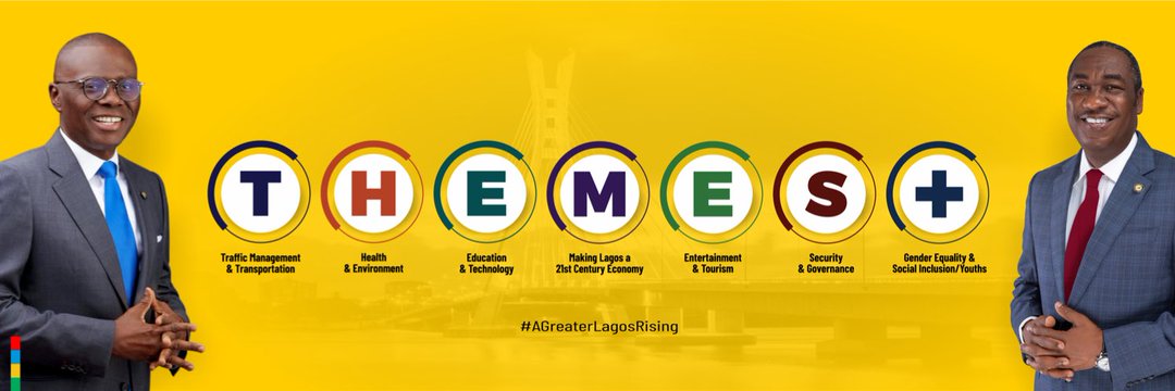 The Lagos State Govt's banner