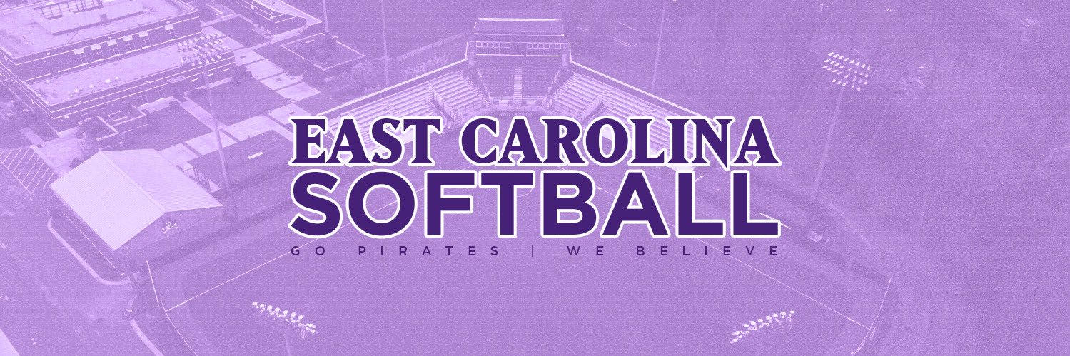East Carolina Softball's banner