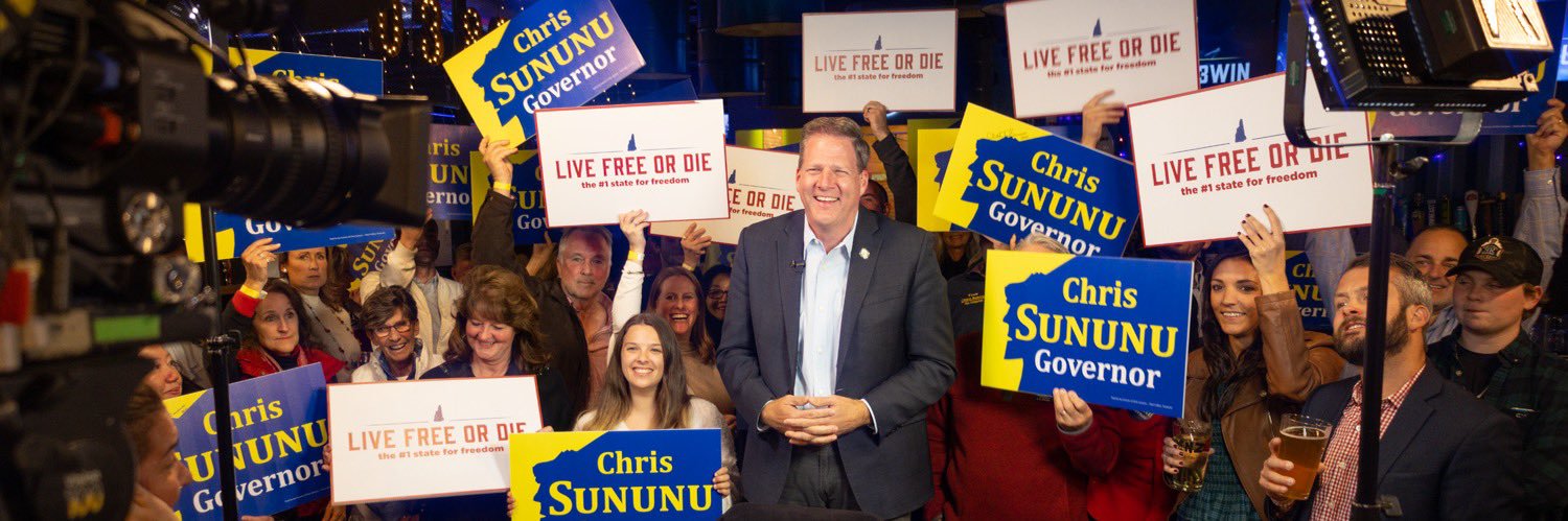 Chris Sununu's banner