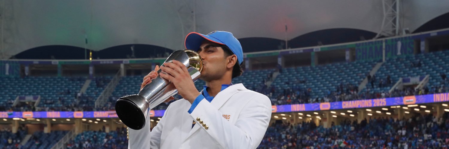 Shubman Gill's banner