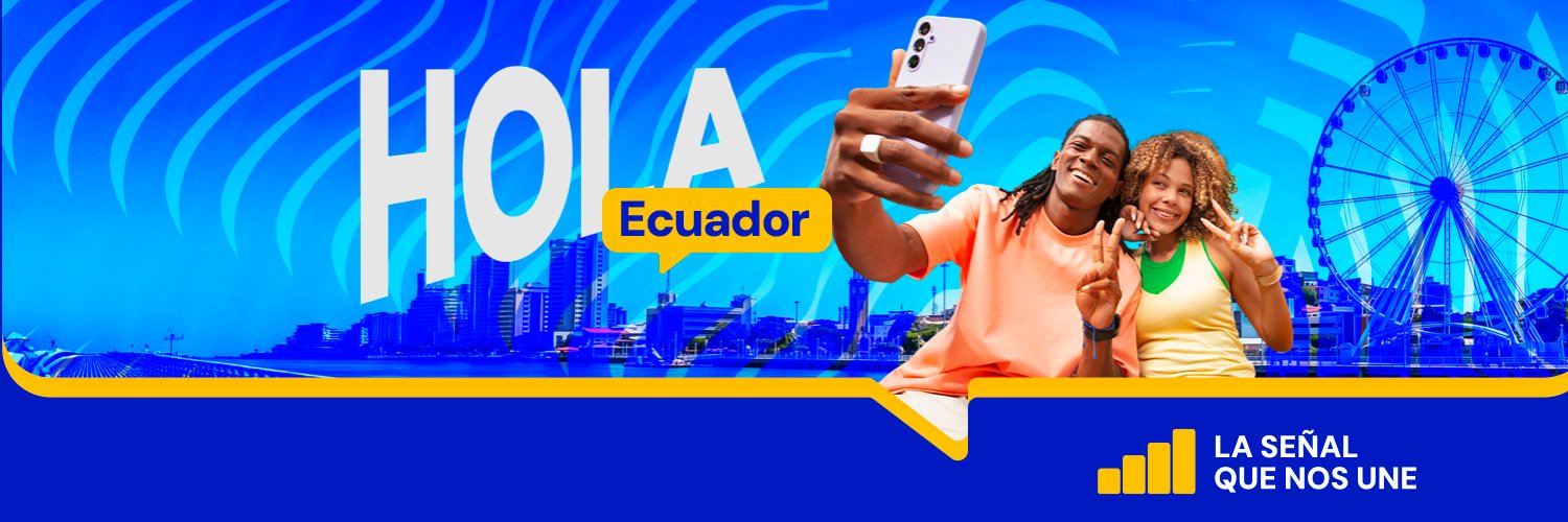 Tigo Ecuador's banner