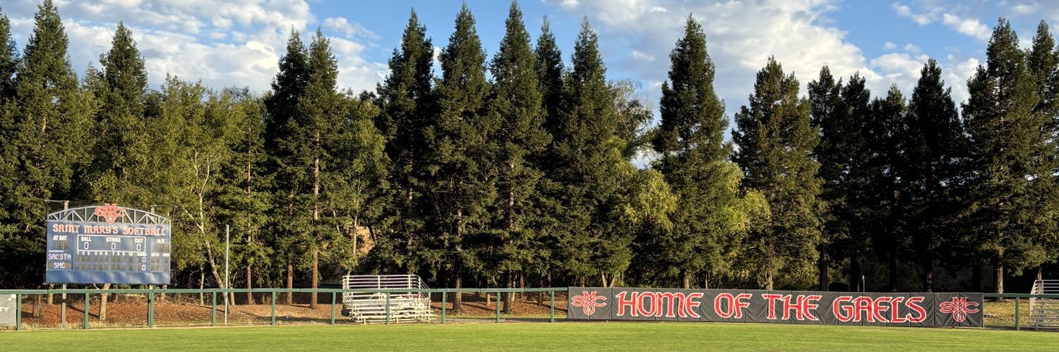 Saint Mary's Softball's banner