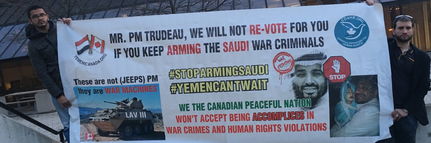 Canadian Defenders 4 Human Rights CD4HR's banner
