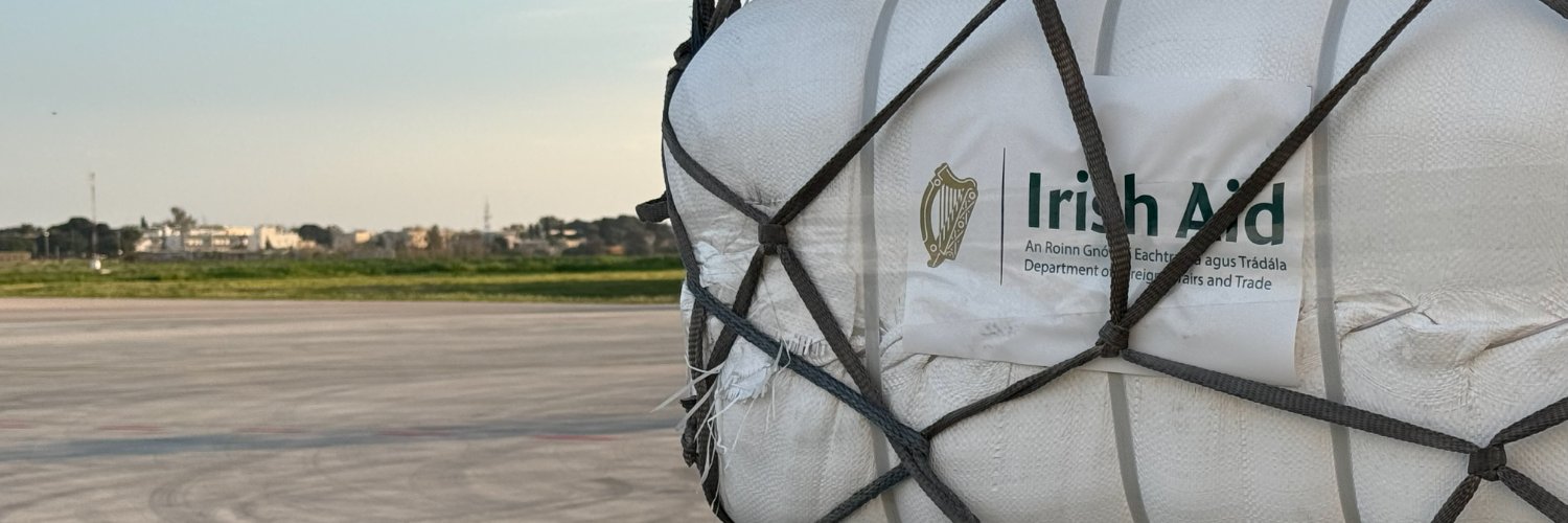 Irish Aid's banner