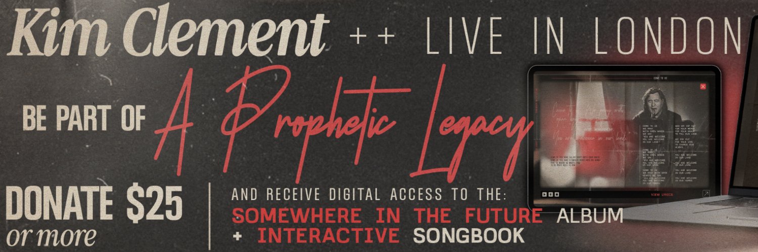 Kim Clement-Prophetic Rewind's banner