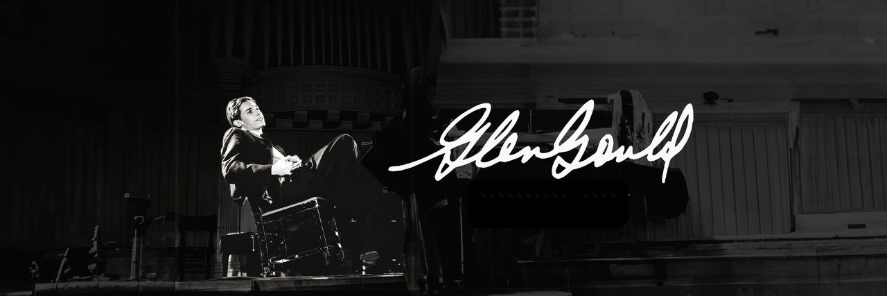 Glenn Gould's banner