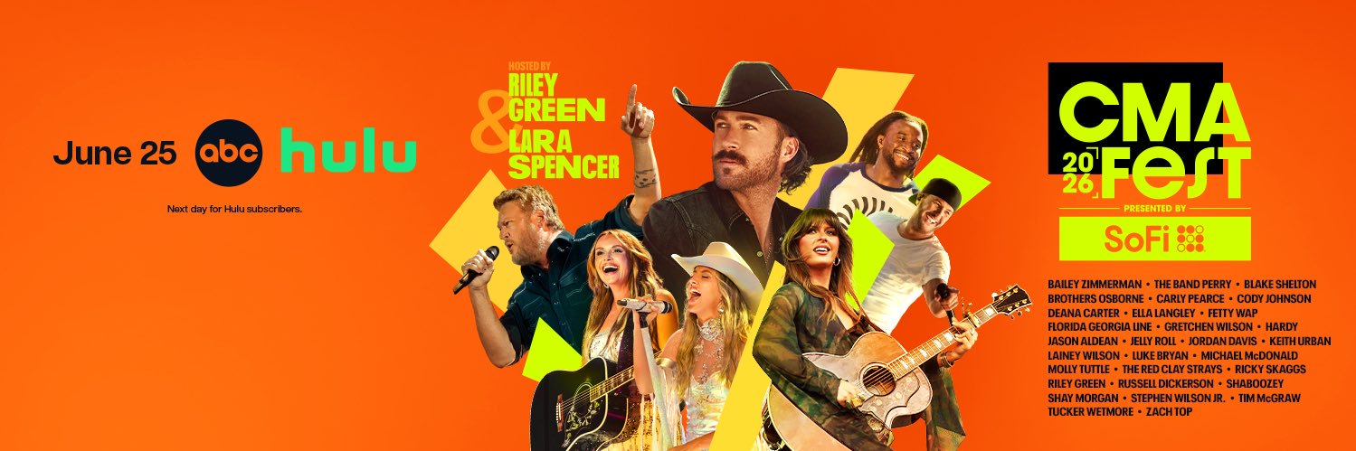 CMA Country Music's banner