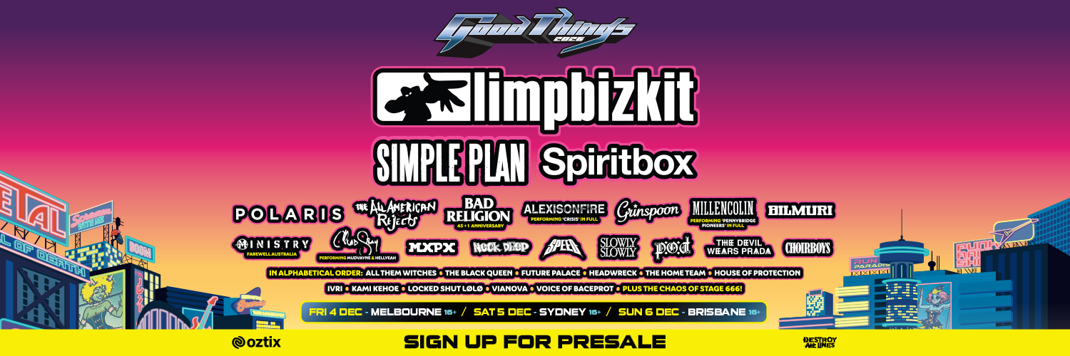 Good Things Festival's banner