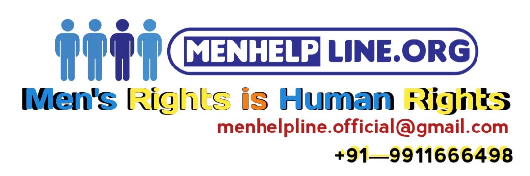 Men Helpline's banner